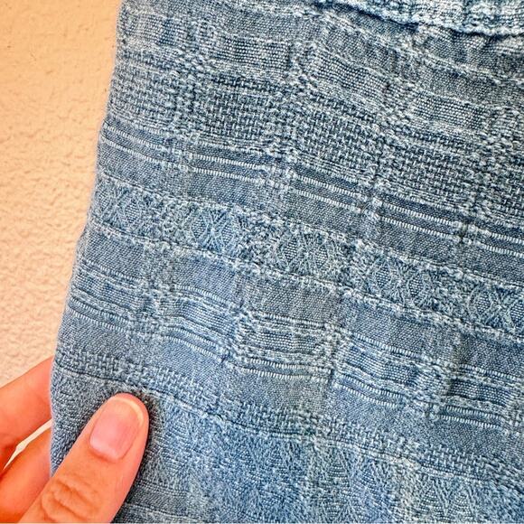 Sundance Bastille Easy Blue Cropped Cotton Pants Women’s XSP Casual Beachy - Picture 3 of 11